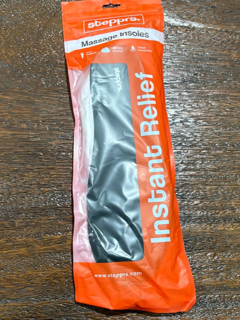 Stepprs Massage Insoles Arch Support Instant Relief Stepper US M 10 W 11 NIP NEW